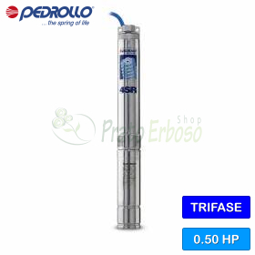 4SR 1/10 S-PD - Electrobomba sumergible trifásica de 0,50 HP Pedrollo - 1