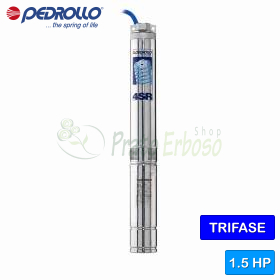 4SR 1.5/22 S-PD - 1.5 HP three-phase submersible electric pump Pedrollo - 1