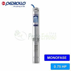 4SRm 2/9 S-PD - Elettropompa sommersa monofase da 0.75 HP Pedrollo - 1