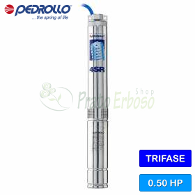 4SR 2/6 S-PD - electropompa submersibila trifazata 0,50 CP Pedrollo - 1