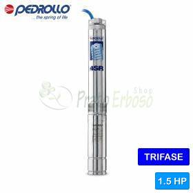 4SR 6/9 S-PD - Electrobomba sumergible trifásica de 1,5 CV Pedrollo - 1