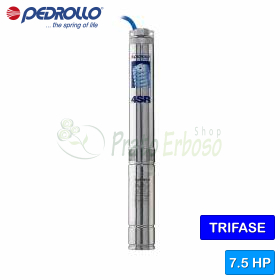 4SR 6/43 S-PD - 7.5 HP three-phase submersible electric pump Pedrollo - 1