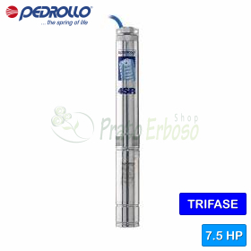 4SR 8/32 S-PD - Pompe électrique submersible triphasée de 7,5 CV Pedrollo - 1