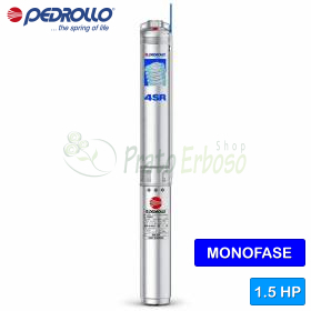 4SRm 2/17 S-PS - Electrobomba sumergible monofásica de 1,5 HP Pedrollo - 1