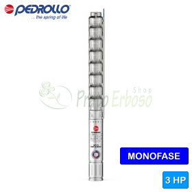 4HRm 18/9 - PS - Elettropompa sommersa monofase da 3 HP
