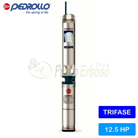 6SR27/8 - PSR - Pompe électrique submersible triphasée 12,5 CV Pedrollo - 1