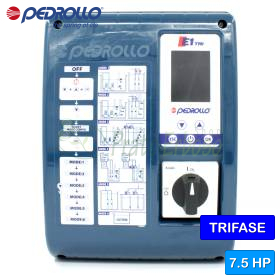E1 TRI/1 - Tableau électrique pour pompe électrique triphasée de 7,5 CV Pedrollo - 1