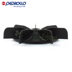 Black electric pump cooling fan with 14.5 mm shaft bore on workshop bench