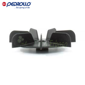 Ventola per elettropompa FAN-63/2 con foro albero 12 mm su banco da officina