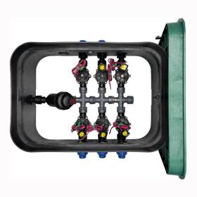 PA-DV-F6-9V - 1" assembled cockpit, 6 zones Rain Bird - 1