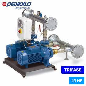 CB2 - 2CP 40/180B - Three-phase pressure group 2x7.5 HP Pedrollo - 1