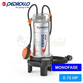 TIGm 0.55 - Pompa sommergibile trituratrice Pedrollo