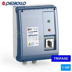 QET 100 - Panel eléctrico para bomba eléctrica trifásica de 1 HP