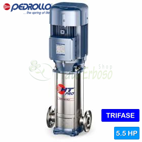 HT 10/8-PRO - Electrobomba multietapa vertical trifásica de 5,5 HP