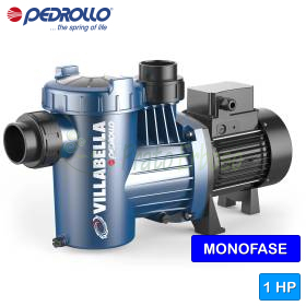 VILLABELLA 100m - pompa electrica de piscina monofazata 1 CP Pedrollo - 1