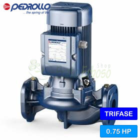 WR 40/125-SB - Elettropompa centrifuga trifase da 0.75 HP