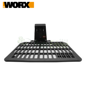 Base de chargement XL pour robot tondeuse Worx posée sur pelouse