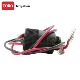 Solenoide 9 V 35-3099 con cavi rosso e nero per valvole di irrigazione su banco da lavoro