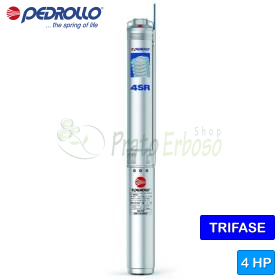 4SR 18/12 N-PS - Pompă electrică submersibilă trifazată de 4 CP Pedrollo - 1