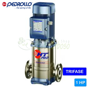 HT 3/4-PRO - Pompë elektrike me shumë faza vertikale trefazore 1 HP Pedrollo - 1