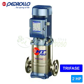 HT 5/4-PRO - Pompe électrique multicellulaire verticale triphasée de 2 CV Pedrollo - 1