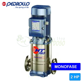 HTm 8/4-PRO - Pompă electrică verticală multietajată monofazată de 2 CP Pedrollo - 1