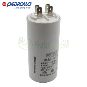 31 F - 31,5 micro farad 450 VL condensator Pedrollo - 1