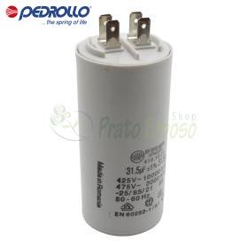 Condensateur 31 F - 31,5 micro farad 450 VL Pedrollo - 1