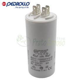 40 F - Condensatore da 40 micro farad 450 VL
