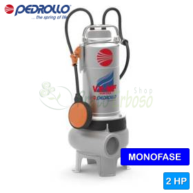 VXm 20/35-MF - Pedrollo 2 PS einphasige VORTEX-Abwasserpumpe - 1