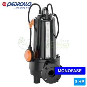 TRm 2.2 AP 3 HP submersible macerator pump with stainless steel shredder