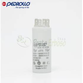 10 FC - Condensatore da 10 micro farad 450 VL Pedrollo - 1