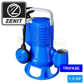 Pompe submersible VORTEX 150/2/G50V 1,5 CV pour eaux usées