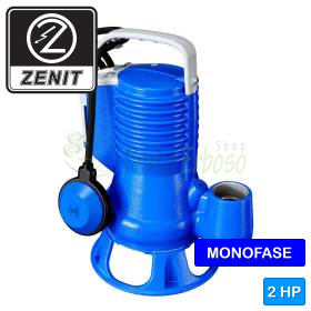 Zenit 200/2/G50V 2 HP vortex submersible wastewater pump