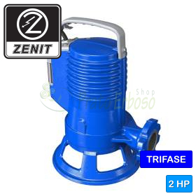 200/2/G50V A1CT5NCQNAE - Pompă electrică VORTEX trifazată de 2 CP pentru ape uzate Zenit - 1