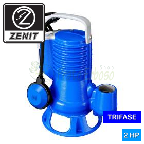 Zenit 200/2/G50V A1CT5NCQTRG VORTEX-Abwasserpumpe, 2 PS, IP68