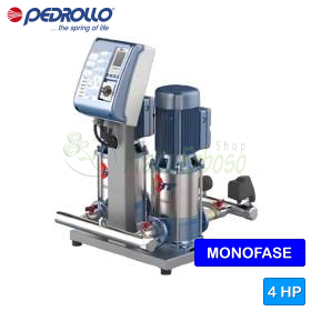 Groupe de pression CB2 - HTm 5/4, 2x2 HP, panneau de commande E2