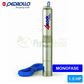 4BLOCKm 8/8 (20m) - Pompe électrique submersible monophasée 1,5 HP Pedrollo - 1