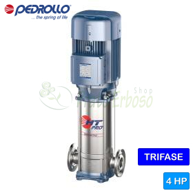 Elettropompa multistadio verticale HT 22/2-PRO 4 HP in acciaio inox