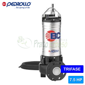 BC 75/50 Elettropompa bicanale per acque luride 7.5 HP