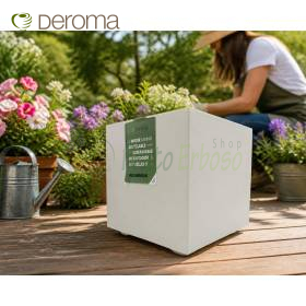 Millennium R Cube – 25 cm Würfelvase mit Perle Deroma - 1