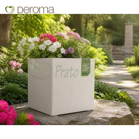 Millennium R Cube – 49 cm Würfelvase Perle Deroma - 1