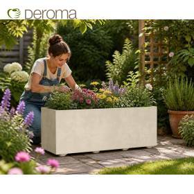 Macetero Millennium R - Maceta con forma de cofre de perlas de 59 cm