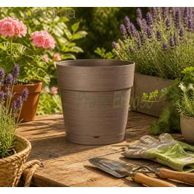 Ghiveci Save - ghiveci rotund de cămilă de 24,5 cm Deroma - 1