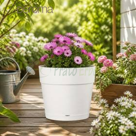 Maceta Save Pot - Maceta redonda blanca de 24,5 cm Deroma - 1