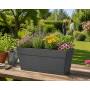 Save window box XL - Vaso a cassetta da 79 cm antracite