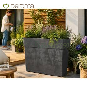 Gard ca un gard - ghiveci antracit de 78 cm Deroma - 1