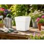 Save Square pot - Vaso quadro da 17 cm bianco
