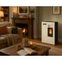 Camilla - soba cu peleti ivory 4,6 kW