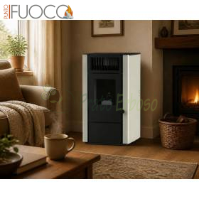 Poêle à pellets Dora ivoire 9,5 kW - Punto Fuoco